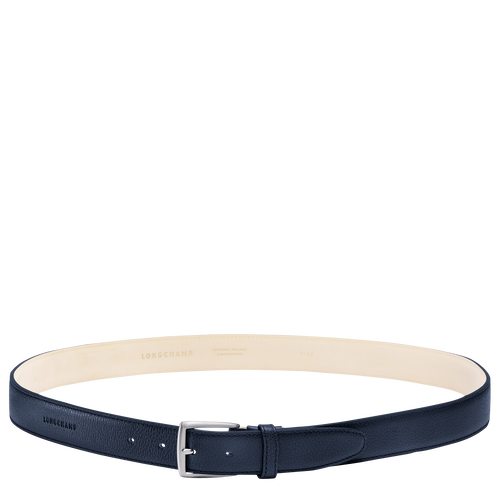 Blue Men's Longchamp Le Foulonné Leather Belts | 9865713-ID