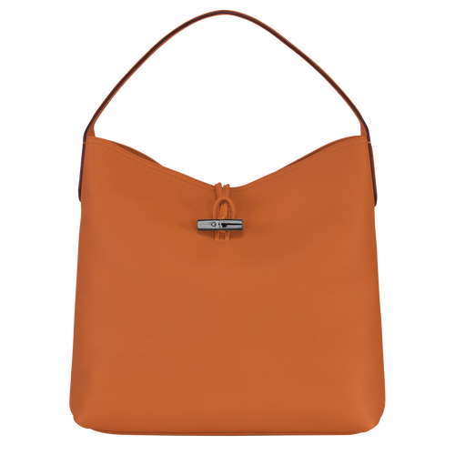 Orange Women's Longchamp Roseau Essential Leather Shoulder Bags | 4619038-DG