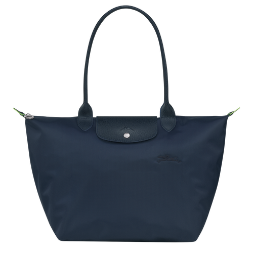 Blue Women's Longchamp Le Pliage Green L Canvas, Recycled canvas Shoulder Bags | 8043697-LE