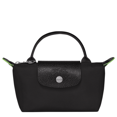 Black Women's Longchamp Le Pliage Green Canvas, Recycled canvas Pouches | 5046837-SH