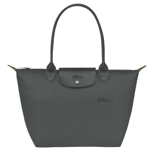 Grey Women's Longchamp Le Pliage Green S Canvas, Recycled canvas Shoulder Bags | 8194365-HL