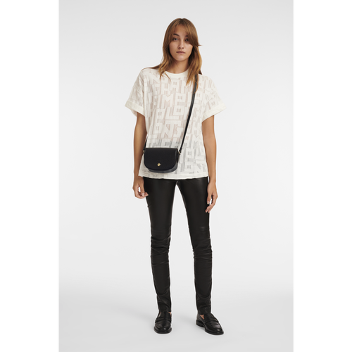Black Women's Longchamp épure Leather Crossbody Bags | 6879153-DW