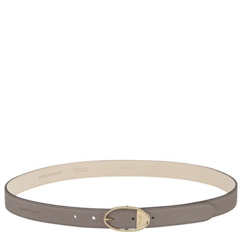 Beige Women's Longchamp Mailbox Leather Belts | 6108275-QW