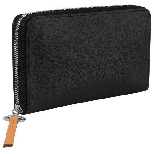 Black Women's Longchamp Long Le Pliage City Canvas Wallets | 0364517-DK - Exclusive Outlet Sale