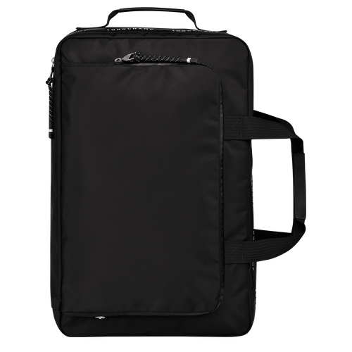 Black Men's Longchamp Le Pliage Energy Canvas, Recycled canvas Travel Bags | 2186043-VN