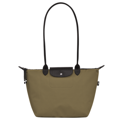 Green Women's Longchamp Long Le Pliage Energy Canvas, Recycled canvas Shoulder Bags | 0923468-HR