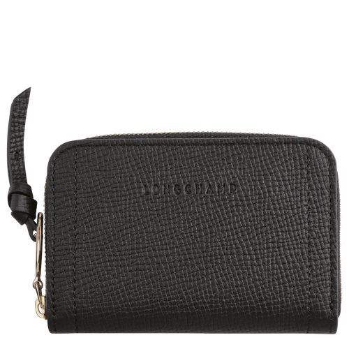 Black Women's Longchamp Mailbox Leather Coin Purses | 6230175-ET