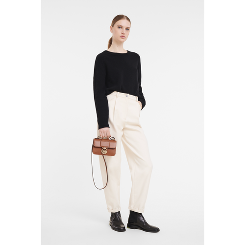 Brown Women's Longchamp Box-Trot XS Leather Crossbody Bags | 2351986-WD