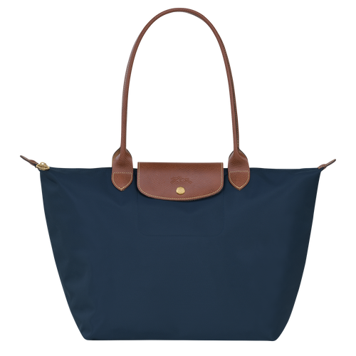 Blue Women's Longchamp Le Pliage Original L Canvas, Recycled canvas Shoulder Bags | 9467321-HY