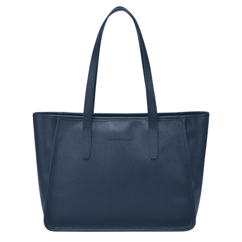 Blue Women's Longchamp Le Foulonné Leather Shoulder Bags | 3417289-LK