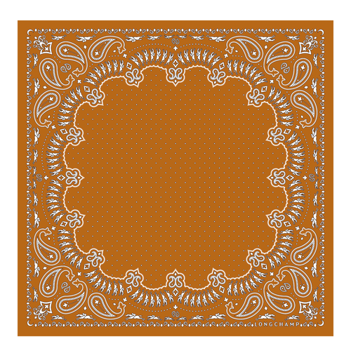 Orange Women's Longchamp Fall-Winter 2022 Collection Silk Silk Scarves | 2079836-ZF
