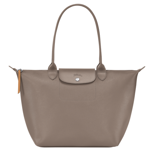 Beige Women's Longchamp Le Pliage City L Canvas Shoulder Bags | 9073261-MZ