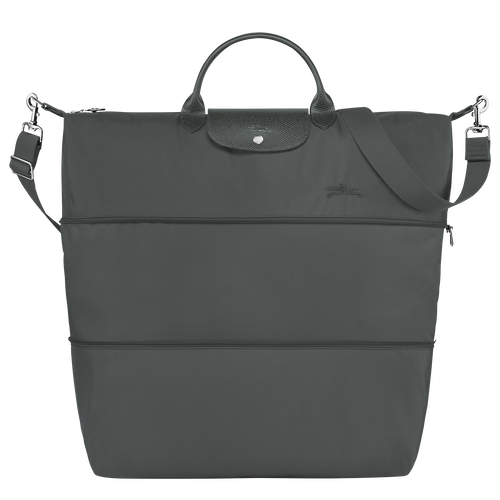 Grey Men's Longchamp Le Pliage Green Canvas, Recycled canvas Travel Bags | 2710486-LH