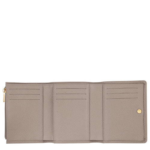 Grey Men's Longchamp Le Foulonné Leather Wallets | 9571468-BO