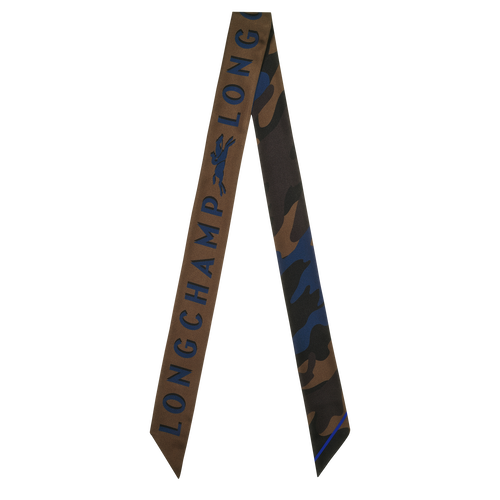 Blue Women's Longchamp Fall-Winter 2022 Collection Silk Silk Scarves | 6139254-ZN