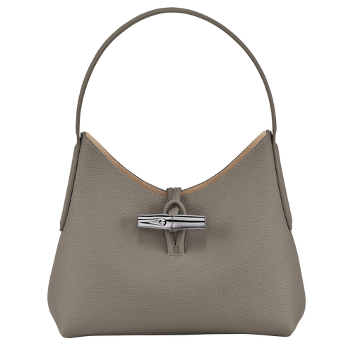 Grey Women's Longchamp Roseau XS Leather Shoulder Bags | 8645317-IZ