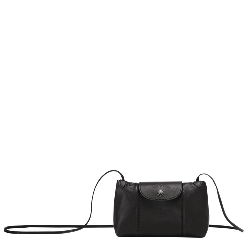 Black Women's Longchamp Le Pliage Cuir Leather Crossbody Bags | 3562871-KY