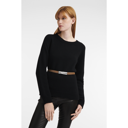 Beige Women's Longchamp Roseau Leather Belts | 7805693-IS