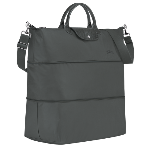 Grey Men's Longchamp Le Pliage Green Canvas, Recycled canvas Travel Bags | 2710486-LH