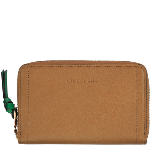 Black Women's Longchamp Mailbox Leather Compact Wallets | 3801275-NH