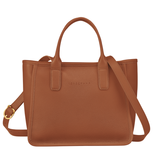Brown Women's Longchamp Le Foulonné Leather Top-handle Bags | 4568012-LM