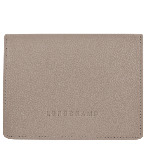 Grey Men's Longchamp Le Foulonné Leather Wallets | 9571468-BO