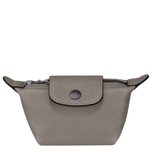Grey Women's Longchamp Le Pliage Cuir Leather Coin Purses | 9326518-WY