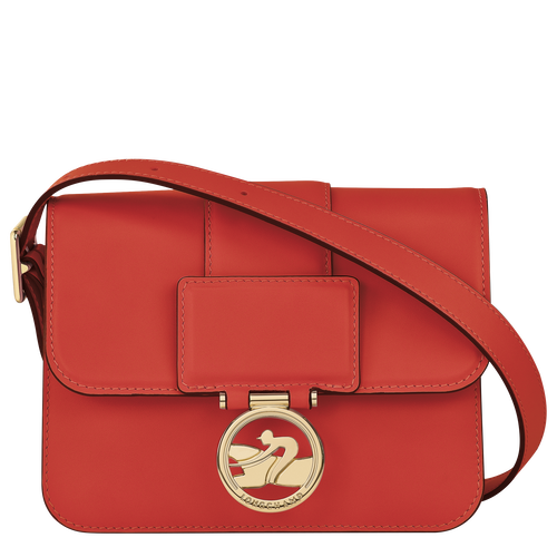 Orange Women's Longchamp Box-Trot S Leather Crossbody Bags | 5748913-RB