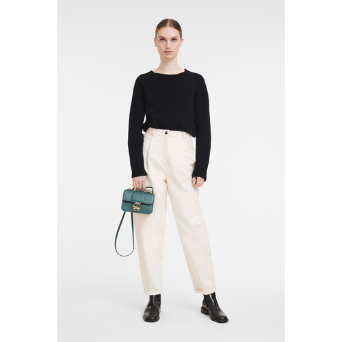 Green Women's Longchamp Box-Trot XS Leather Crossbody Bags | 6524087-YQ