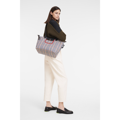 Multicolor Women's Longchamp Long Le Pliage Collection Canvas Shoulder Bags | 2579418-QC