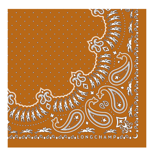 Orange Women's Longchamp Fall-Winter 2022 Collection Silk Silk Scarves | 2079836-ZF