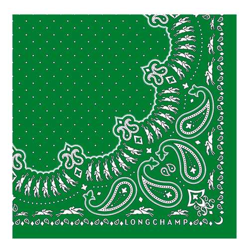 Green Women's Longchamp Fall-Winter 2022 Collection Silk Silk Scarves | 9047613-MT