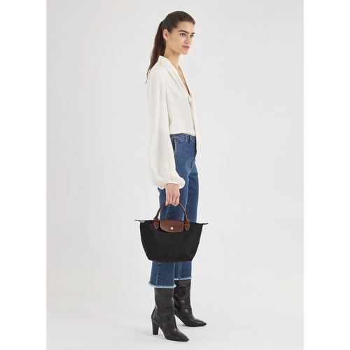 Black Women's Longchamp Le Pliage Original S Canvas, Recycled canvas Top-handle Bags | 6894075-MS