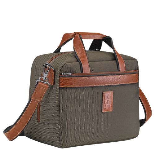 Brown Men's Longchamp Boxford Canvas Travel Bags | 1958374-FY