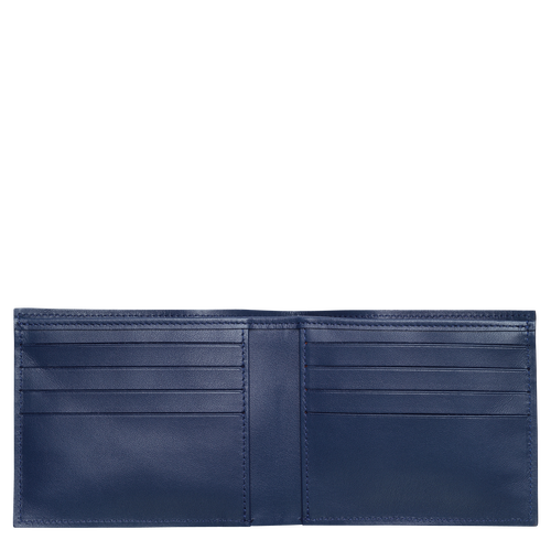 Blue Women's Longchamp Croco Block Leather Wallets | 1673409-MT - Exclusive Outlet Sale