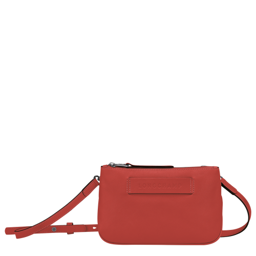Orange Women's Longchamp 3D Leather Crossbody Bags | 1520639-NX