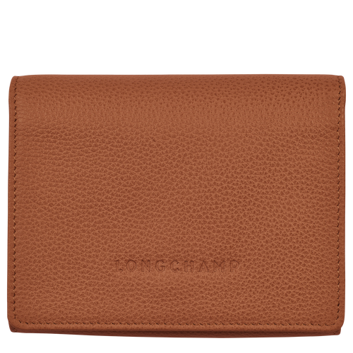 Brown Men's Longchamp Le Foulonné Leather Wallets | 6509127-GI