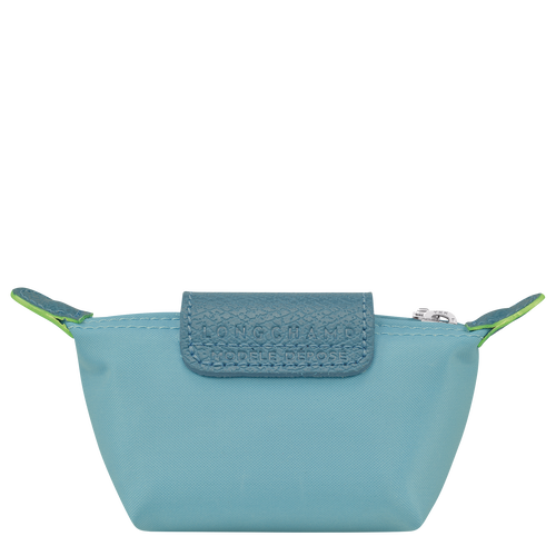 Blue Women's Longchamp Le Pliage Green Canvas, Recycled canvas Coin Purses | 8672439-UC