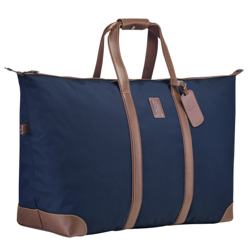 Blue Men's Longchamp Boxford Canvas Travel Bags | 2498361-GC