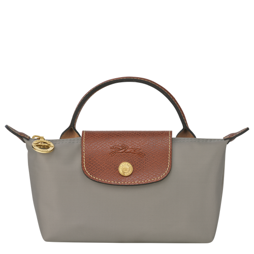 Grey Women's Longchamp Le Pliage Original Canvas, Recycled canvas Pouches | 9253146-YC