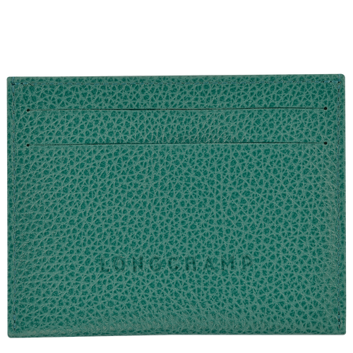 Green Men's Longchamp Le Foulonné Leather Cardholders | 5071682-RS