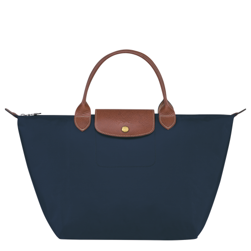 Blue Women's Longchamp Le Pliage Original M Canvas, Recycled canvas Top-handle Bags | 2480367-MR