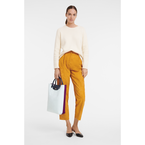 Green Women's Longchamp Le Pliage Re-Play Canvas Top-handle Bags | 1865329-DO
