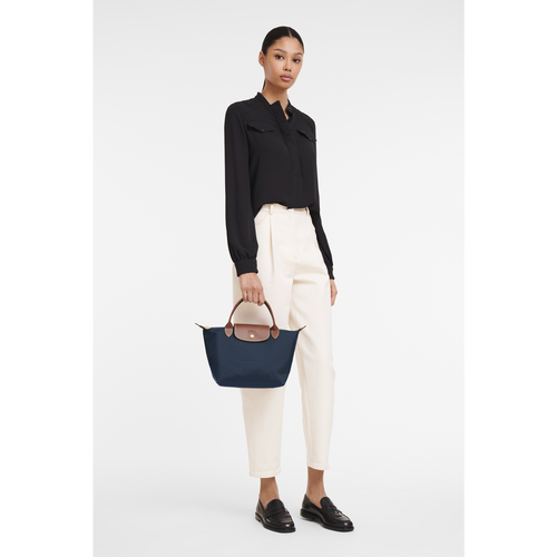 Blue Women's Longchamp Le Pliage Original S Canvas, Recycled canvas Top-handle Bags | 3209675-GL