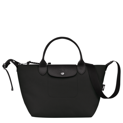 Black Women's Longchamp Le Pliage Energy S Canvas, Recycled canvas Top-handle Bags | 5814376-NY