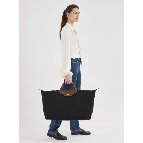 Black Men's Longchamp Le Pliage Original XL Canvas, Recycled canvas Travel Bags | 0513982-VY
