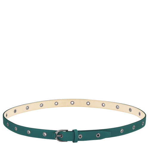 Green Women's Longchamp 3D Leather Belts | 2531748-EU