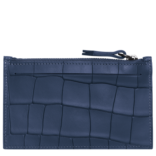 Blue Women's Longchamp Croco Block Leather Coin Purses | 5768912-TC