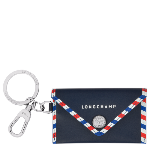 Blue Women's Longchamp Le Pliage Très Paris Leather Key Rings | 3796180-GX