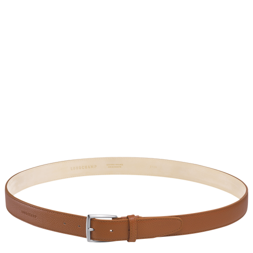 Brown Men's Longchamp Le Foulonné Leather Belts | 3657012-CY